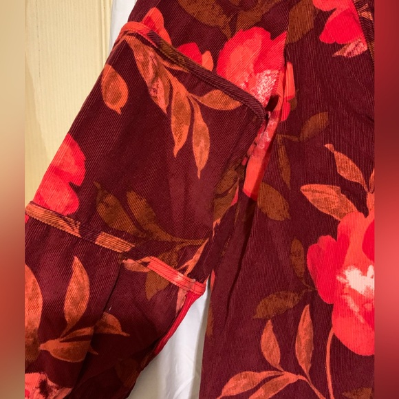 Corduroy floral shirt - Picture 4 of 6
